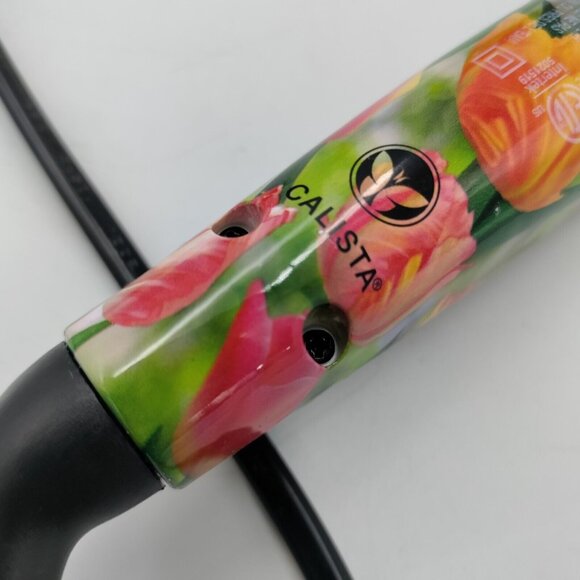 Calista TrianglPRO Triangl Pro Heated Hair Detailer Brush Tulip Floral Pattern - Picture 6 of 11